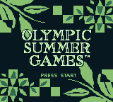 Olympic Summer Games screenshot 3 for GameBoy